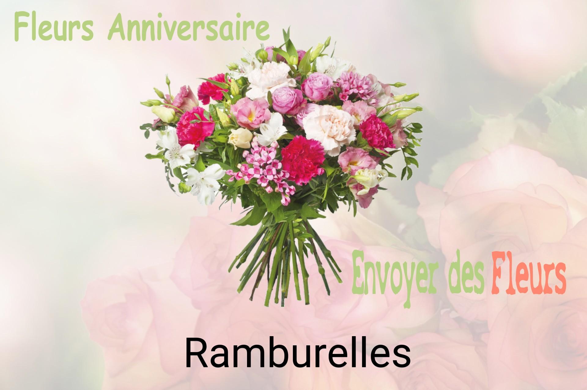 Bouquet de fleurs d’anniversaire livré à Ramburelles