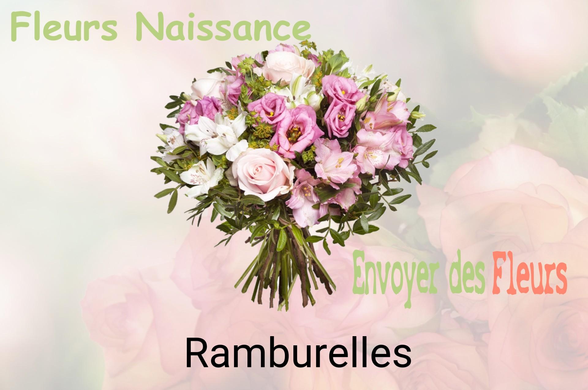 Bouquet de fleurs de naissance livré à Ramburelles